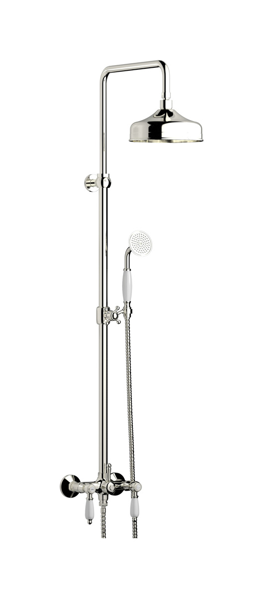 Душевая колонна с термостатом в комплекте с душевым гарнитуром. WE ARE IB hl800pl_2 Platinum Indoor Shower