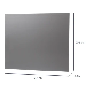 Дверь для шкафа Лион 50.8x59.6x1.6 см ЛДСП цвет графит 81965218 STLM-2097118