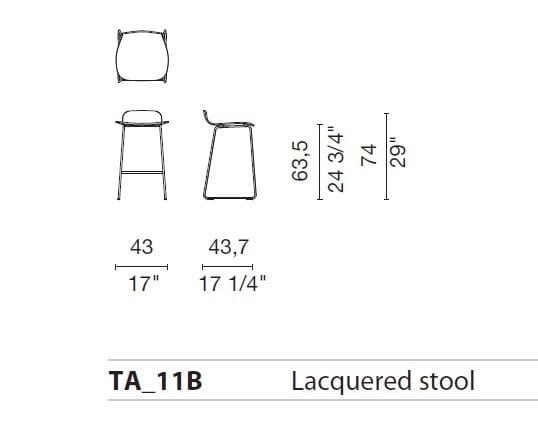 Штабелируемый мягкий стул из кожи или ткани CAPPELLINI Тейт ARCH-00100014 - Вид №8
