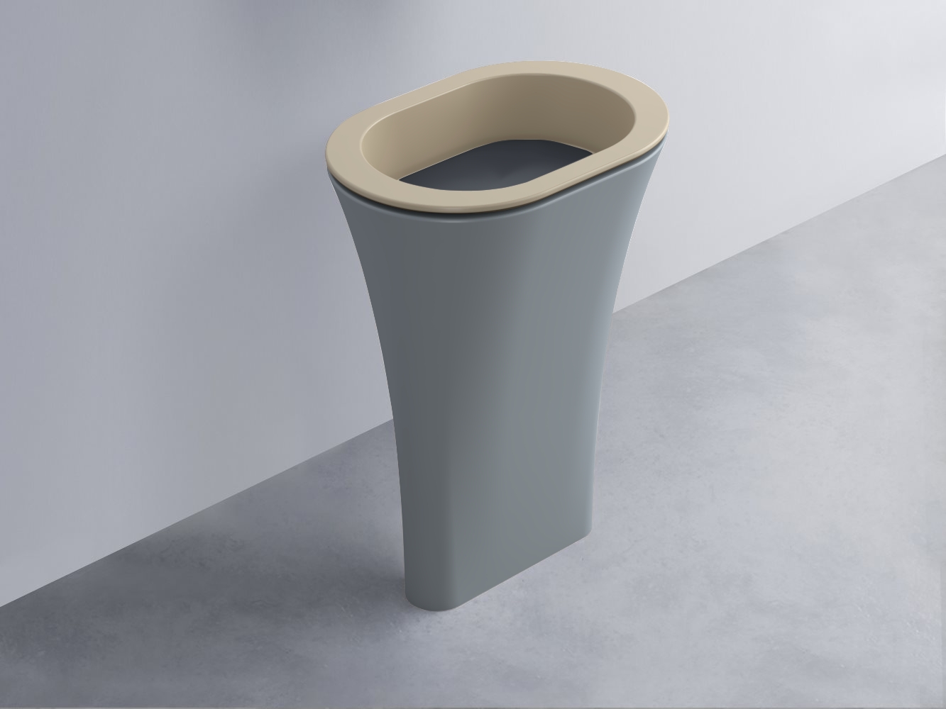 AMLA65-AV+AMPILO-BA+AMCOLO-BR Раковина Amedeo Ovale отдельностоящая cielo Enjoy + Amedeo Ceramica Cielo