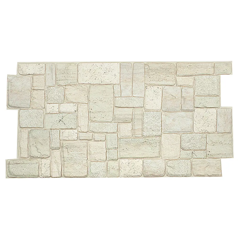 Панель ПВХ Камень ракушечник светлый 980х498х3 мм, 0.49 м2 Santreyd STLM-2103608 - Вид №1