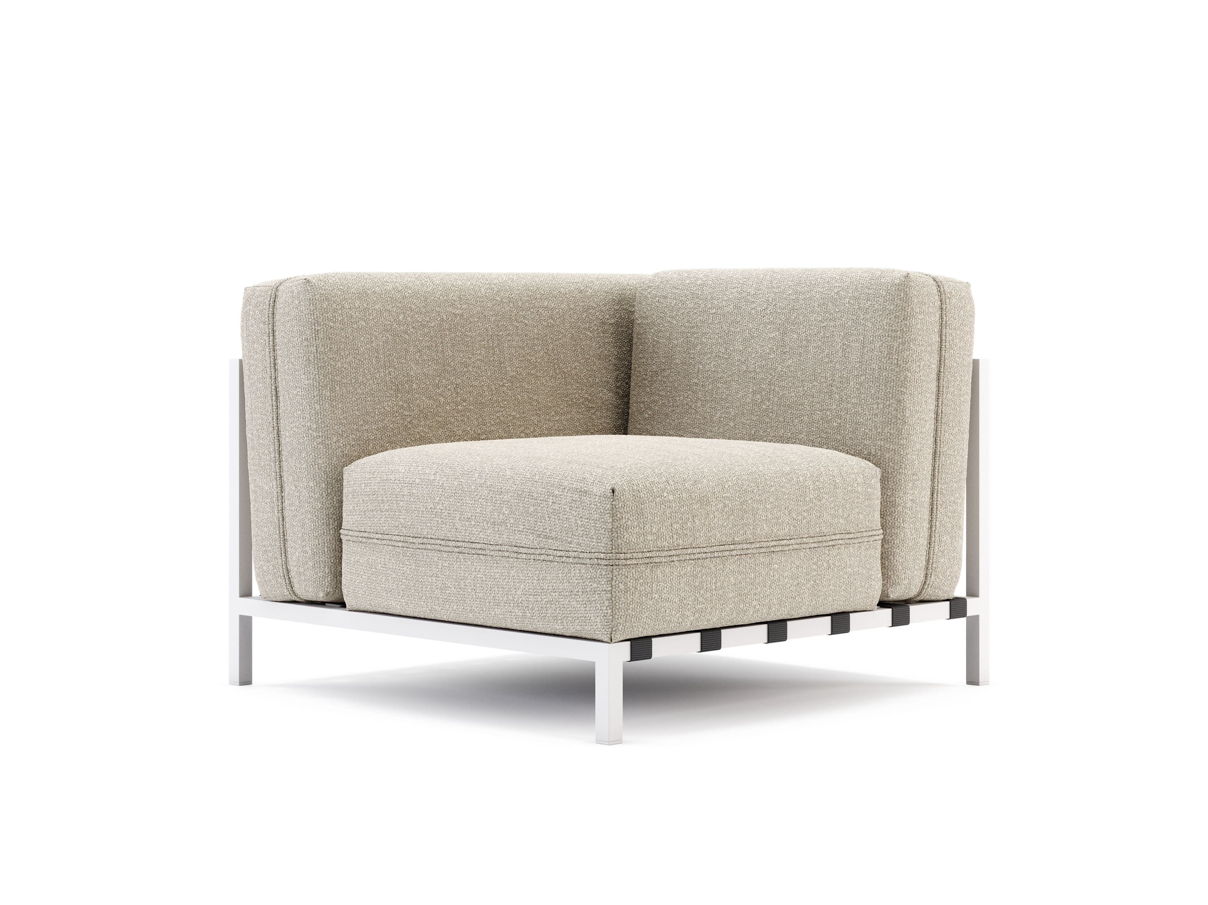 Угловое садовое кресло из ткани Domkapa ARCH-00062046