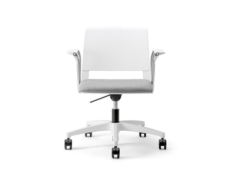 Пластиковый поворотный стул с подлокотниками Nahu Clio Cover ARCH-00138747