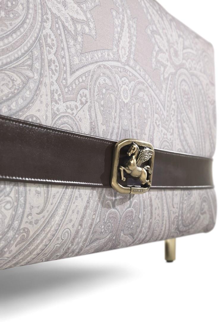 ETRO Home Interiors Кресло с обивкой из ткани с подлокотниками Madras E.mad.221.a - Вид №6