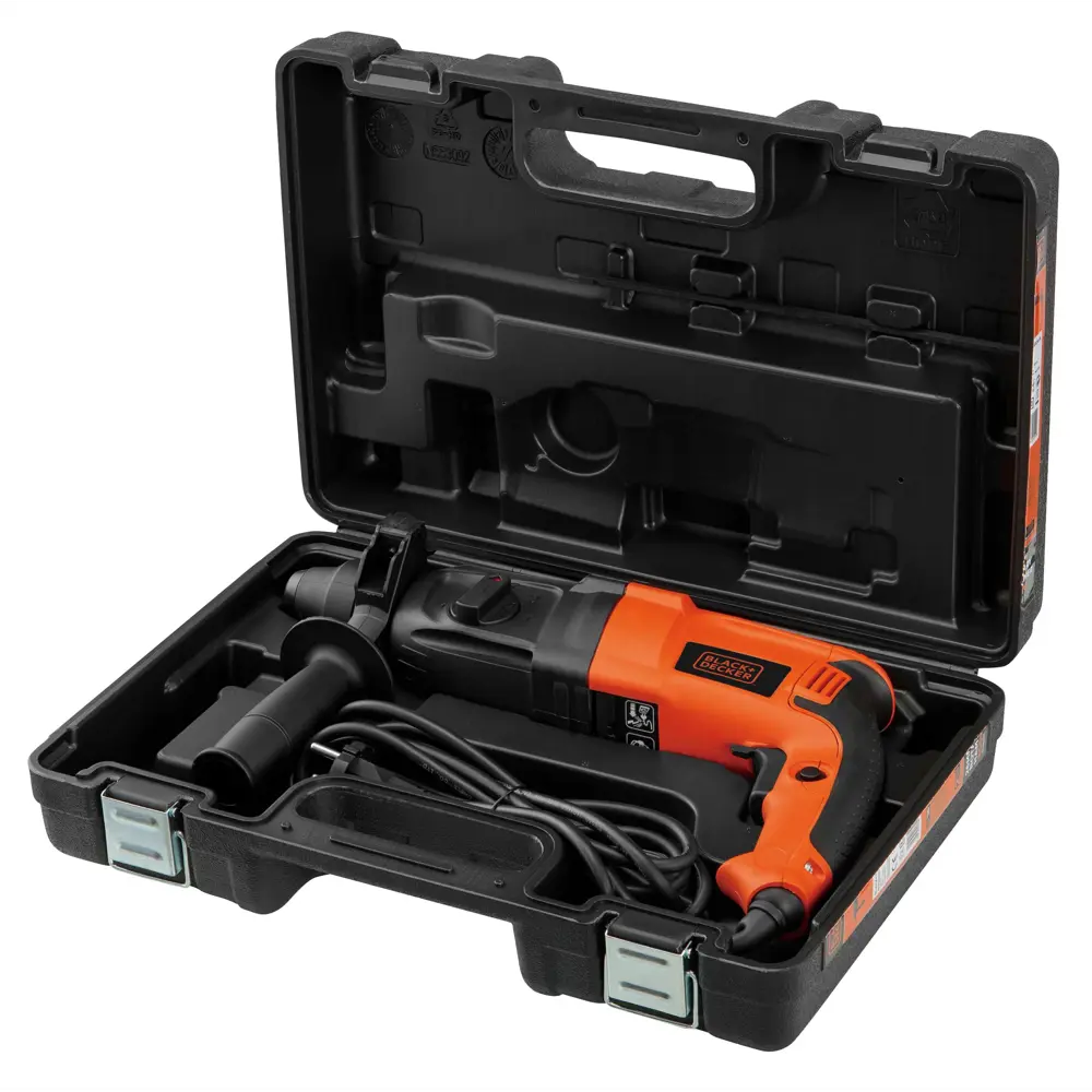 Перфоратор SDS-plus Black&Decker BDHR26KR-RU, 800 Вт, 3 Дж BLACK + DECKER STLM-2039975 - Вид №9