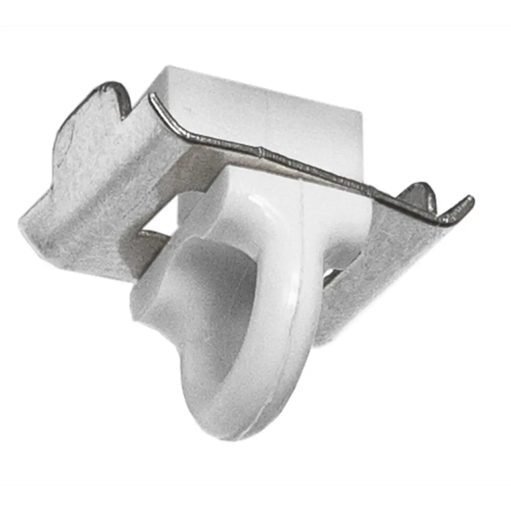 Крючок-зажим для карниза KREAFORTA Pro 1 см цвет белый 4 шт STLM-2022207