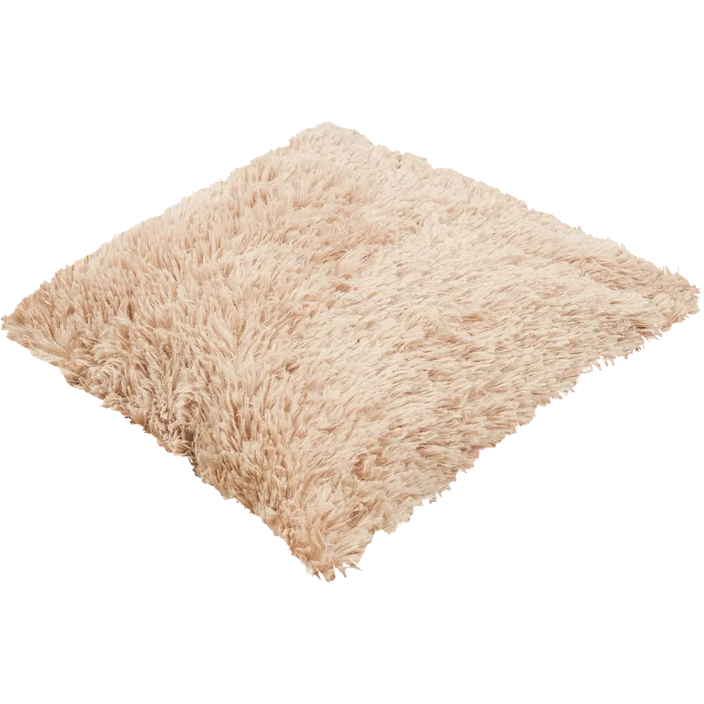 Подушка Искусственный мех 40x40 см цвет серо-коричневый Eclair STLM-2037402 - Вид №1