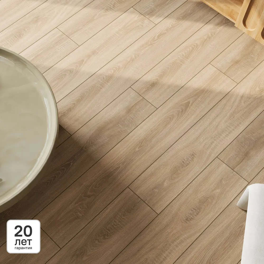 Ламинат KREAFORTA Сосна Оттава 33 класс толщина 8 мм с фаской 1.99 м² STLM-2166199