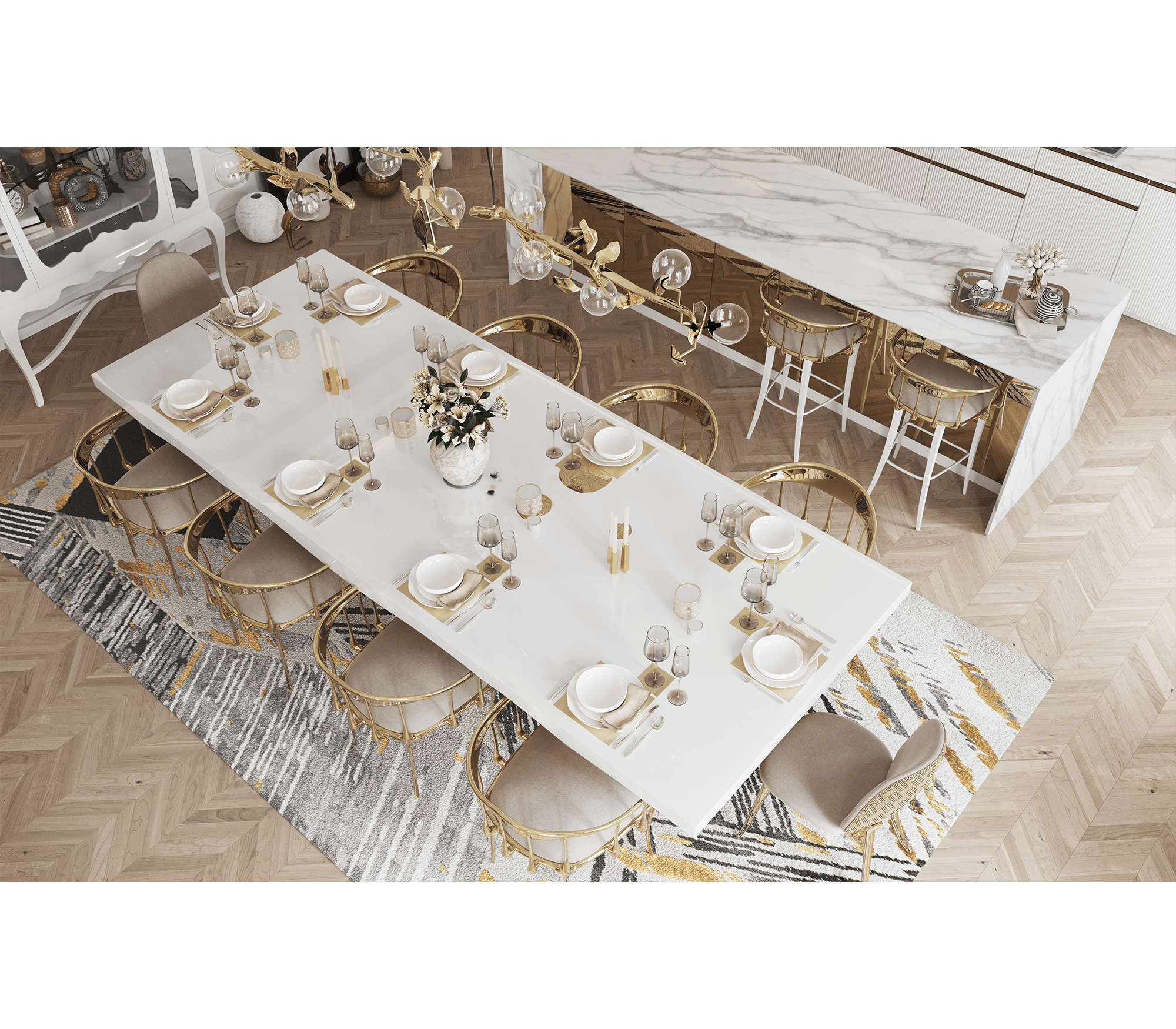 0-124 Обеденный стол Metamorphosis  Boca Do Lobo  - Вид №10