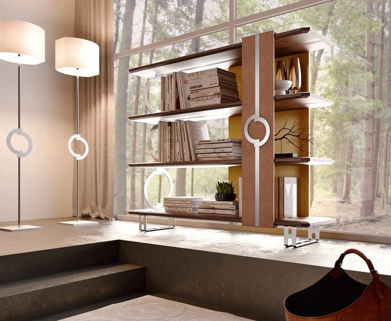 Caroti Торшер с прямым и отраженным светом из стали в современном стиле Concept Art.201 - accent - Вид №1