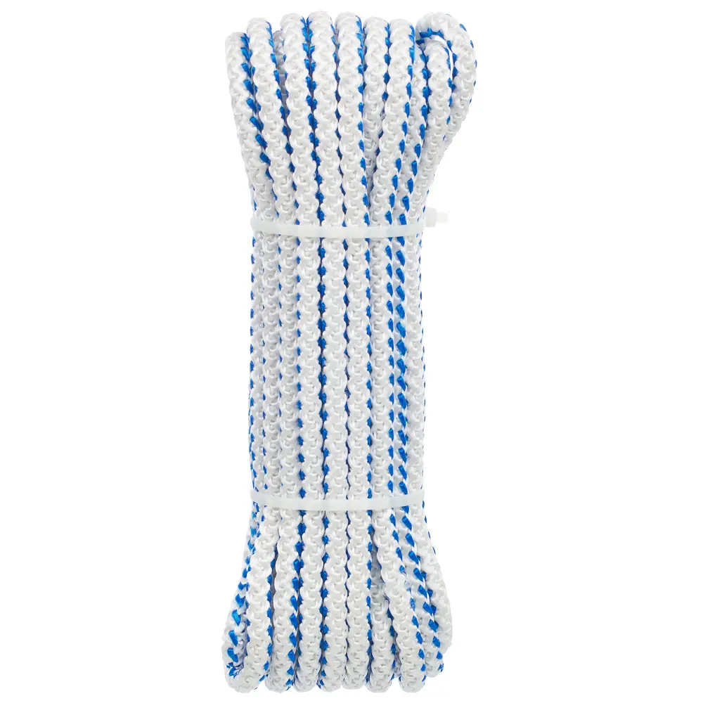 Шнур хозяйственно-бытовой Standers с сердечником 8 мм 10 м цвет белый/синий STLM-2062286 - Вид №2