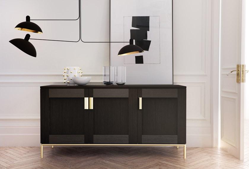 Woodman Комод из фанерованной древесины с распашными дверцами Pimlico 235215001052  - Вид №10