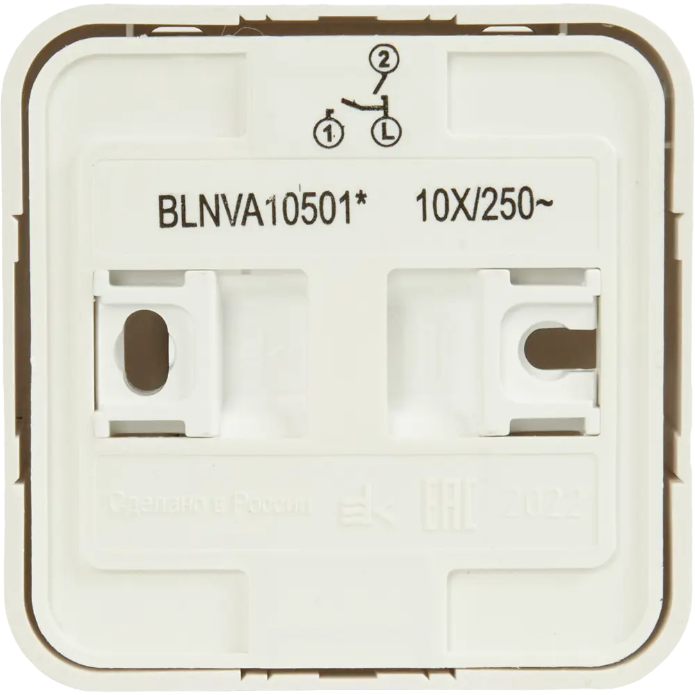 Выключатель накладной Schneider Electric Blanca 10 Ас 2 клавиши цвет белый SYSTEME ELECTRIC STLM-2128362 - Вид №3