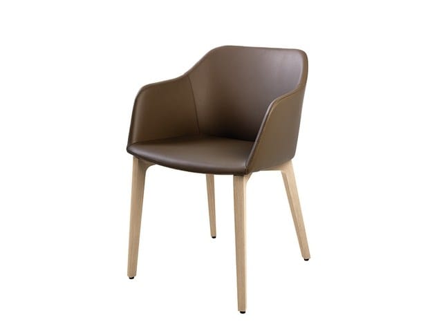 Кожаный стул с подлокотниками Brunner FINA ARCH-00052307 - Вид №5