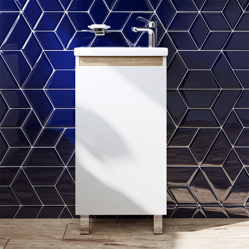 M85AFSX0451WG База под раковину напольная 45 см 1 дверца белый глянец AM.PM X-Joy 