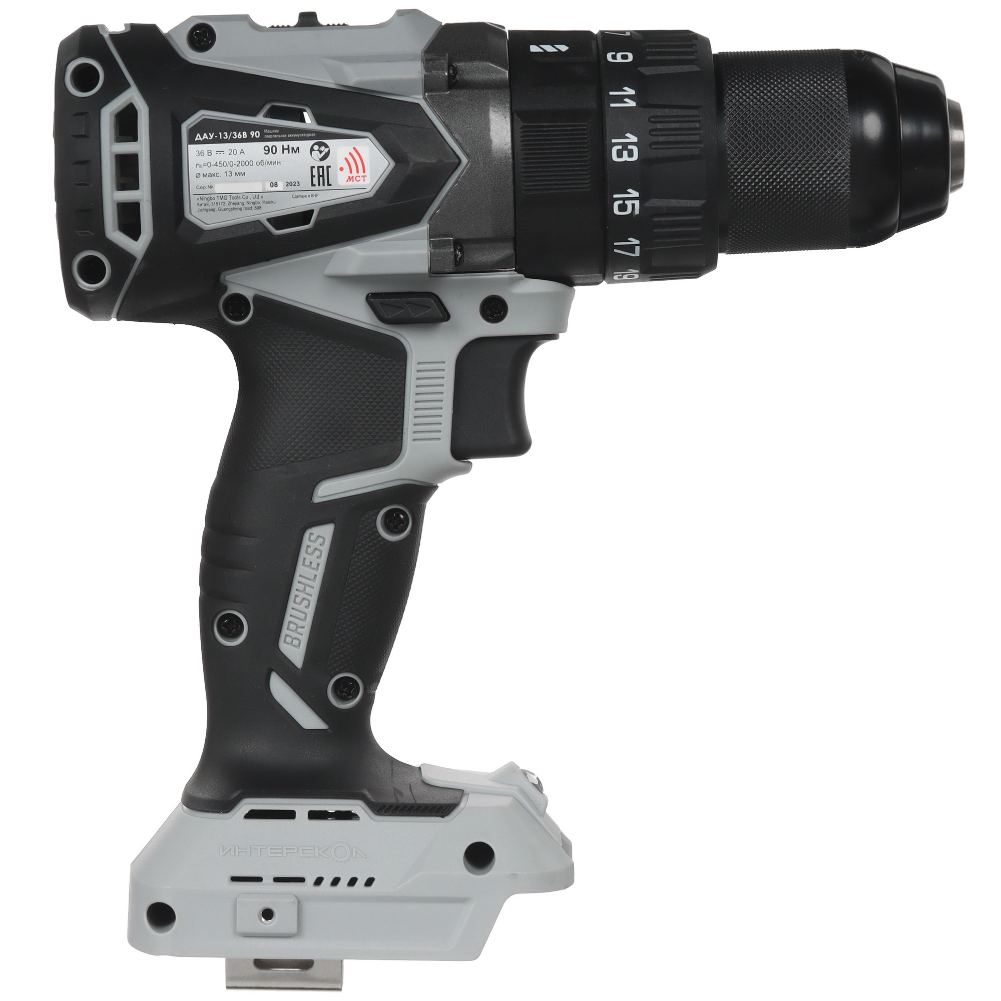 Дрель-шуруповерт Интерскол ДАУ-13/36В 90   , Без ЗУ, Без АКБ 9150389 STDN-0010938 - Вид №1