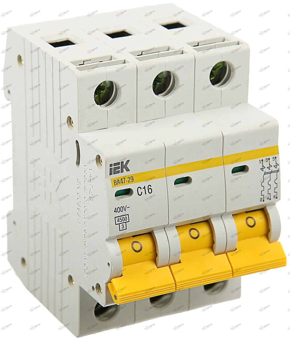 Автоматический выключатель ВА47-29 3Р 50А IEK 7432