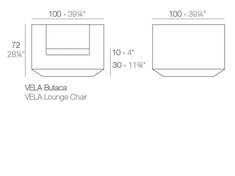 Полиэтиленовое садовое кресло Vondom Парусный спорт ARCH-00056876 - Вид №5