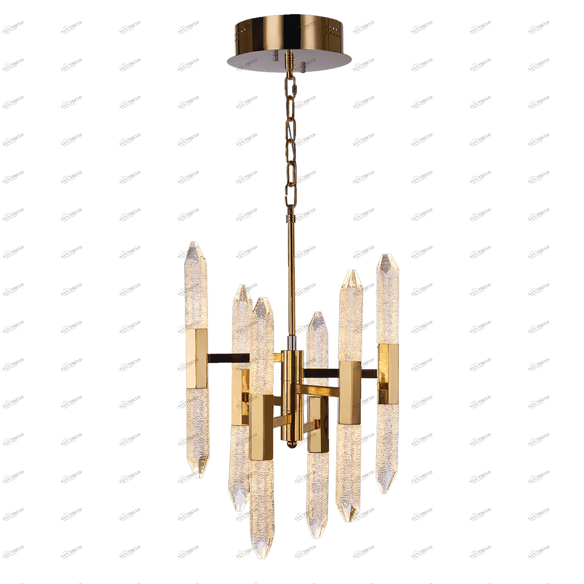 Подвесной светильник MD17003025-12B gold от Illuminati DELIGHT COLLECTION ДИЗАЙНЕРСКИЕ 243296 Золотой 