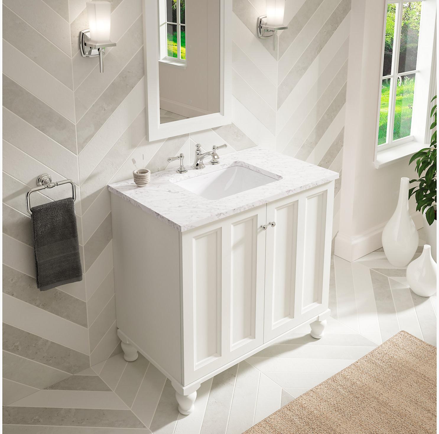 K-20000-58 Накладная раковина на столешницу  прямоугольная Kohler  - Вид №3