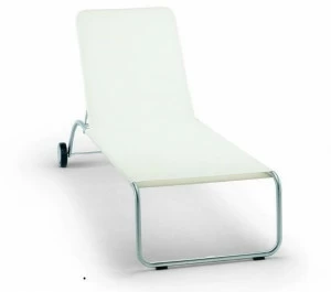 FISCHER MÖBEL Садовая кушетка из ткани Recliner на колесиках Swing