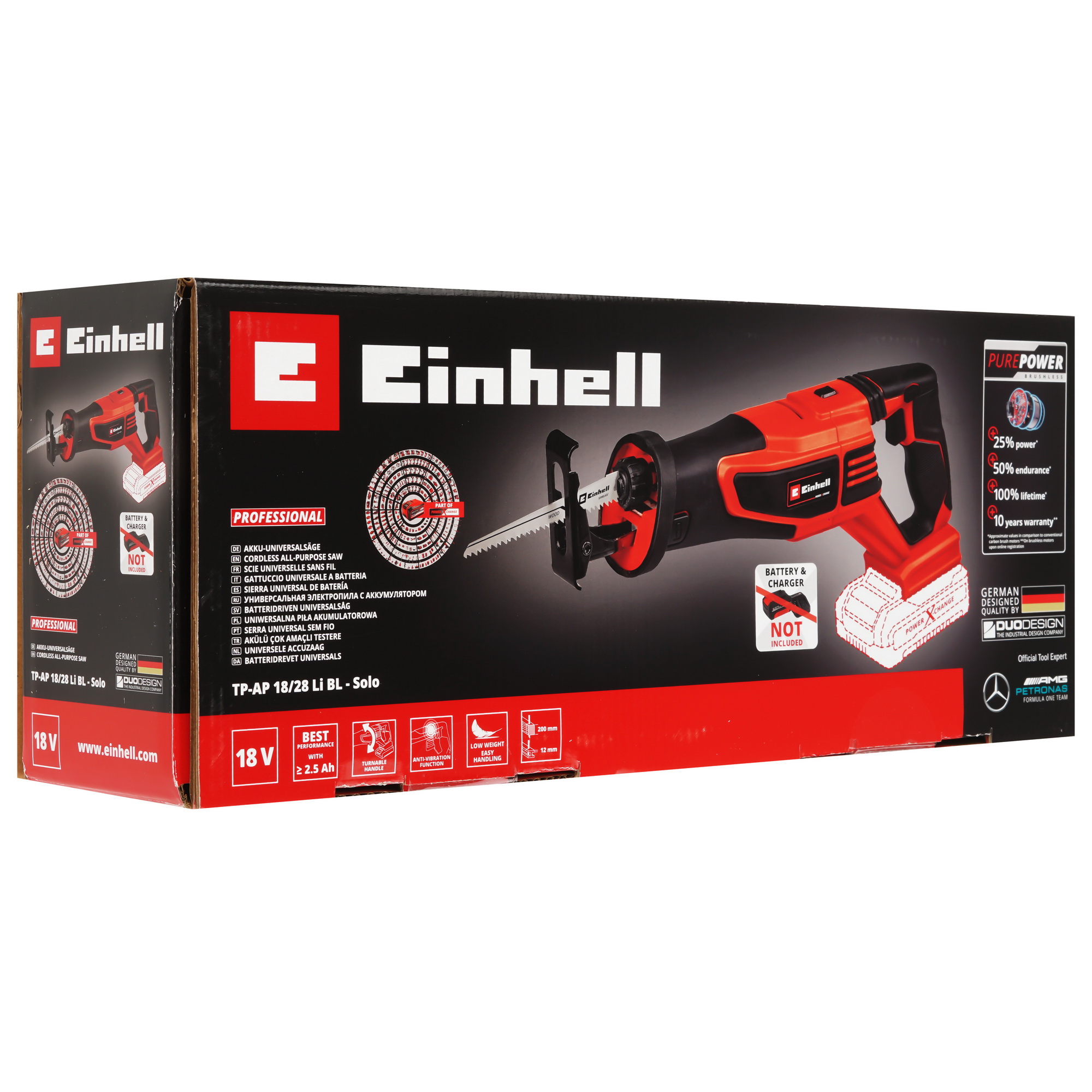 Сабельная пила Einhell PXC TP-AP Power X Change 18V  , Без ЗУ, Без АКБ 9148570 STDN-0084915 - Вид №7