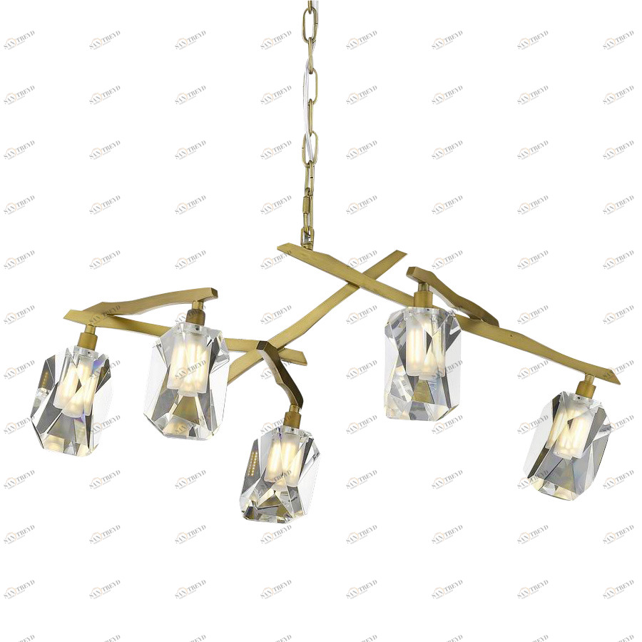 Подвесной светильник P68051-5 от Delight Collection DELIGHT COLLECTION ДИЗАЙНЕРСКИЕ 243794 Золотой 