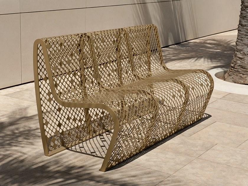 CYRIA Скамья из стали со спинкой Elinium sun-id-1409242 - Вид №1