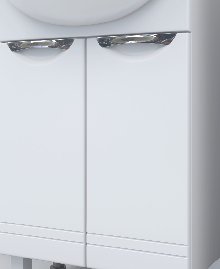 Тумба с раковиной Callao 600-1 (Балтика)610⨉450⨉840 мм белый Santreyd sun-id-664546 - Вид №3