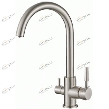 Steel Hammer SH 713 SATIN Смеситель для кухни Zorg 382x273 