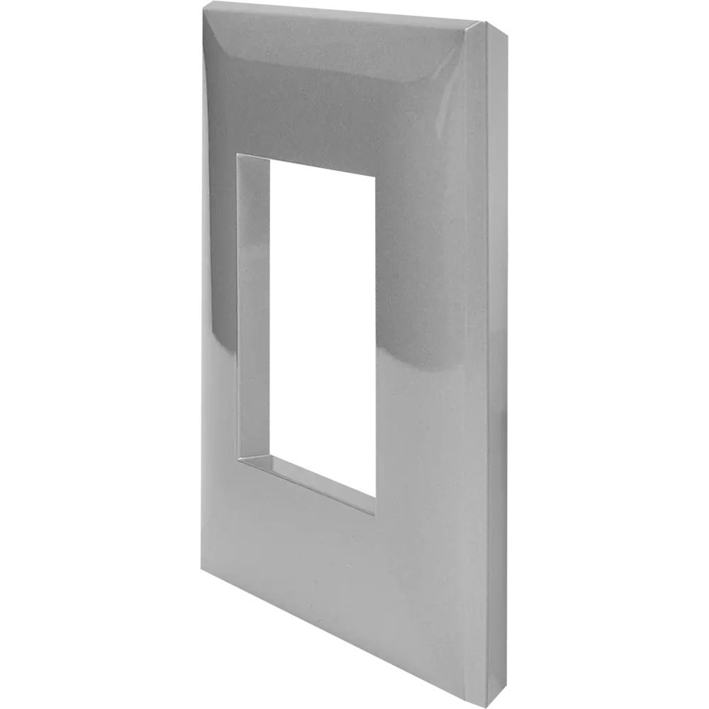 Рамка для розеток и выключателей DKC Avanti 1 пост цвет закаленная сталь STLM-2064473 - Вид №2