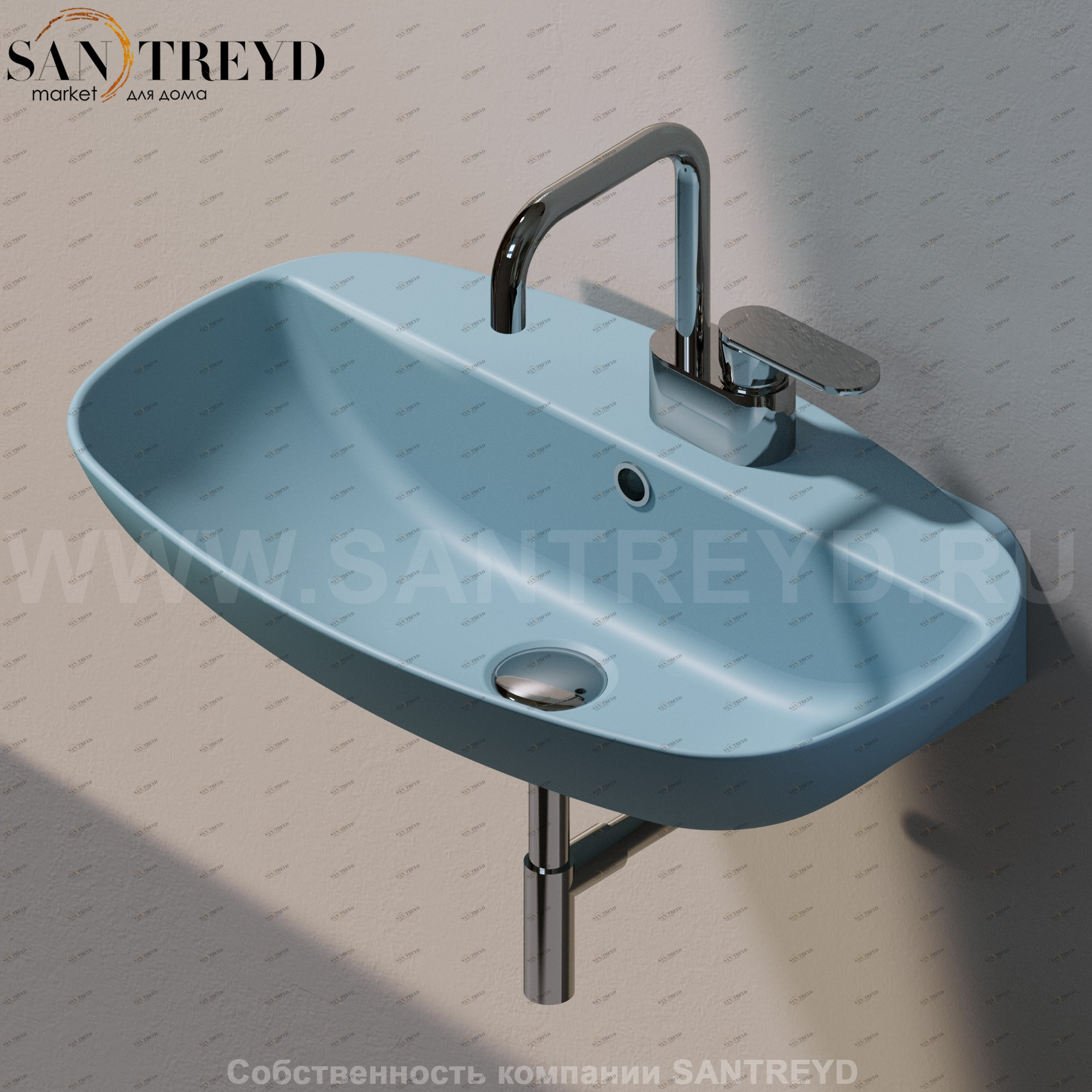 ND60PR.5014 Подвесная раковина настенная прямоугольная Ceramica Flaminia Nuda