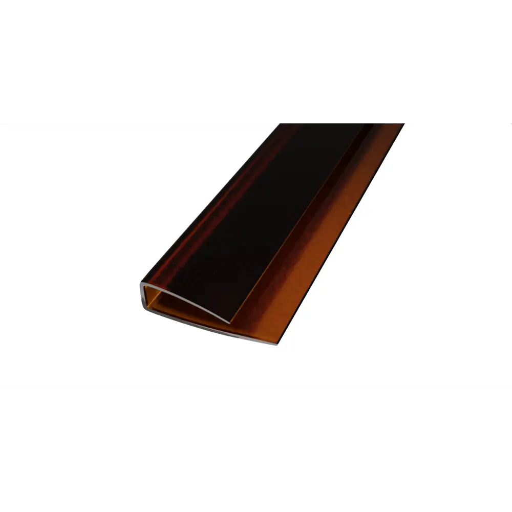 Профиль торцевой для поликарбоната 8 мм 2.1 м бронза Santreyd STLM-2108985