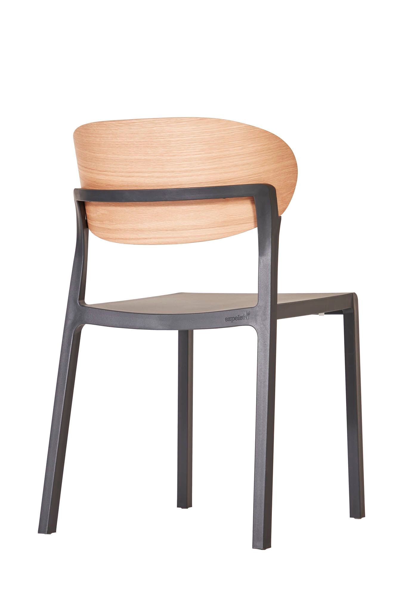 Садовый стул из полипропилена с деревянной спинкой Ezpeleta BAKE WOOD ARCH-00073360 - Вид №27