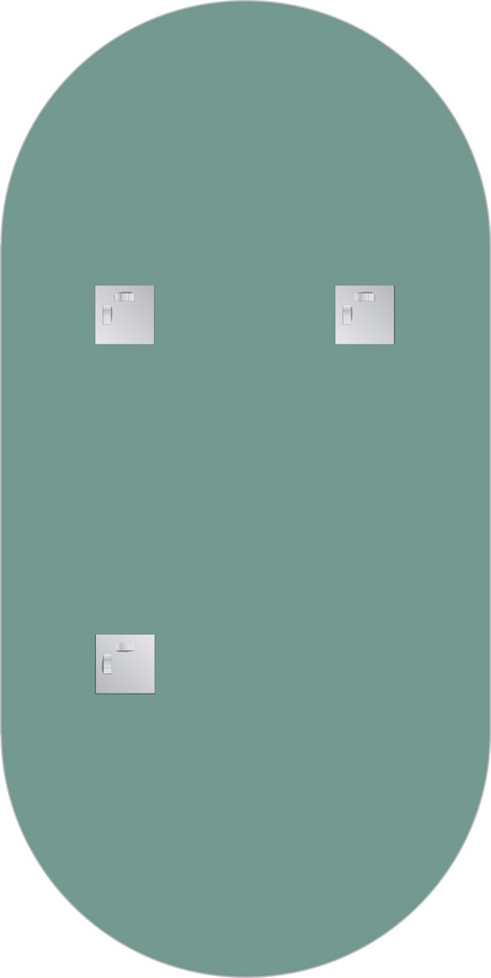 BY 0123 Зеркало со шлифованной кромкой EVOFORM Primary - Вид №2