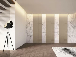 PIVATO Распашная дверь из дерева заподлицо со стеной