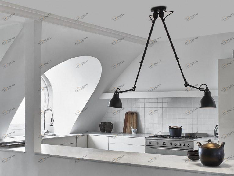 DCW éditions Регулируемый потолочный светильник из стали Les doubles de gras sun-id-1492298