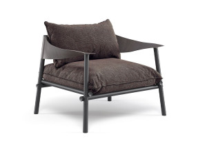 Алюминиевое садовое кресло с подлокотниками