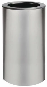 Hobby Flower Высокий круглый горшок из нержавеющей стали с автоматическим поливом Steel