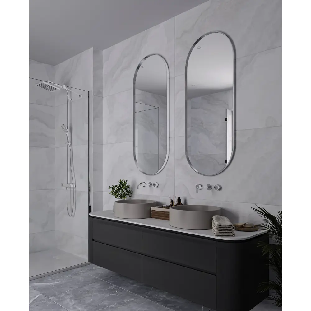 Керамогранит Incolor Almond Cream Satin 120x60 см 1.44 м² сатинированный цвет светло-серый 89457618 STLM-2093989 LunaRossa