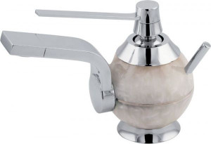 7251-200 Mariner Perle, однорычажный смеситель для раковины с донным клапаном, цвет белый жемчуг