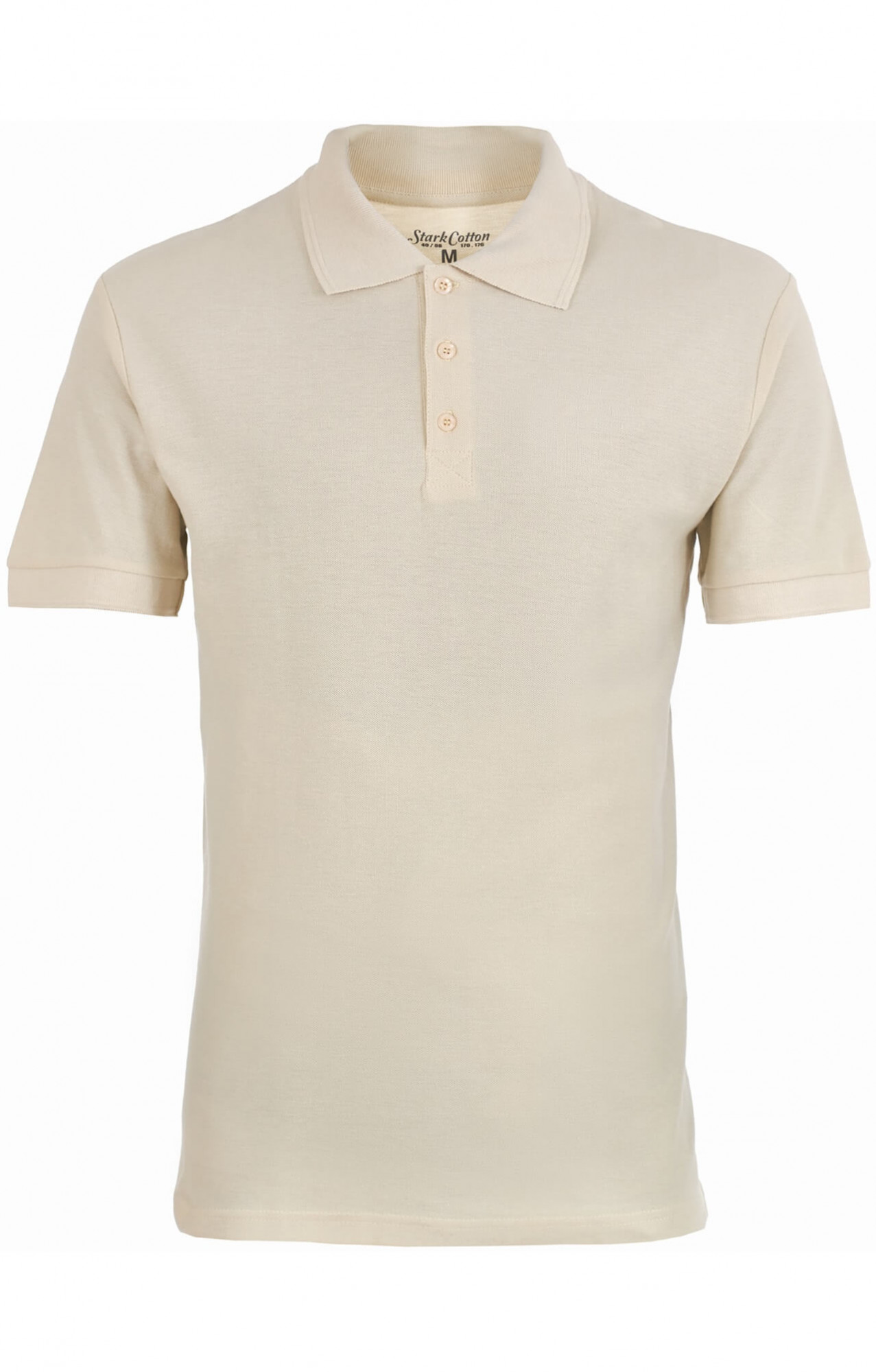 62206 Тенниска-поло мужская бежевая LUXE  Одежда для салонов красоты  размер M 