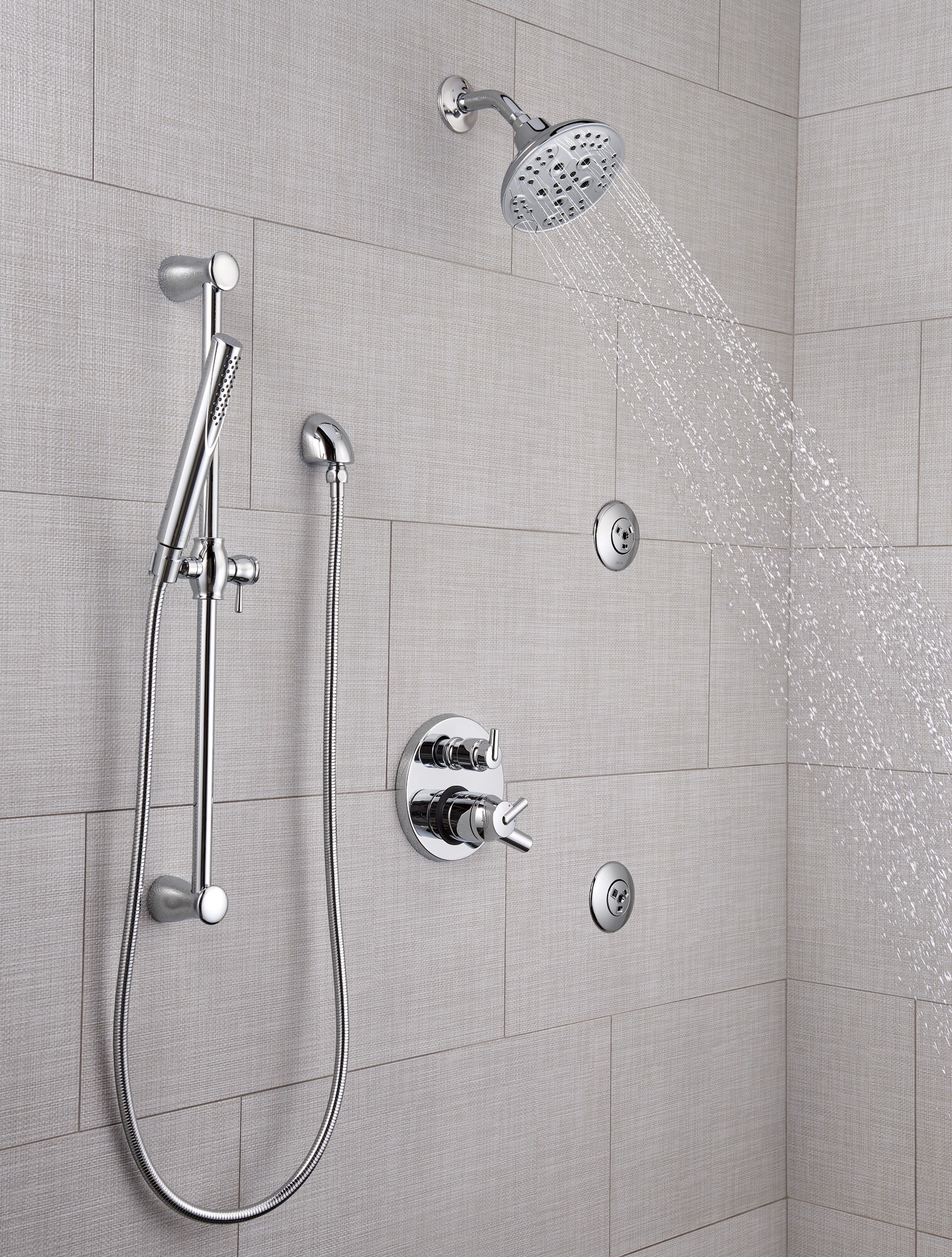T27959-BL Трим клапана Contemporary Monitor® серии 17 со встроенным переключателем на 6 положений Delta Faucet Delta Матовый черный - Вид №1