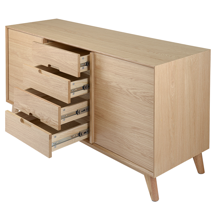 24730200 Комод , rho, 3 секции, 160х45х80,1 см Unique Furniture  - Вид №7