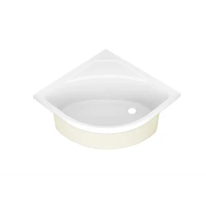 Душевой поддон Domani-Spa Delight акрил 1/4 круга высокий 90x90 см