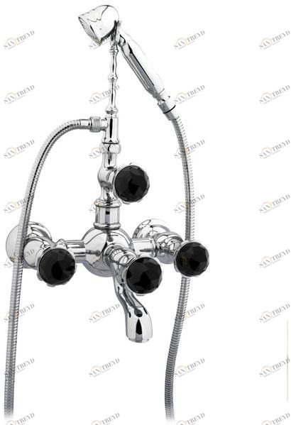 Bronces Mestre Настенный смеситель для ванны на 2 отверстия с ручным душем Retro 035216.n00.50