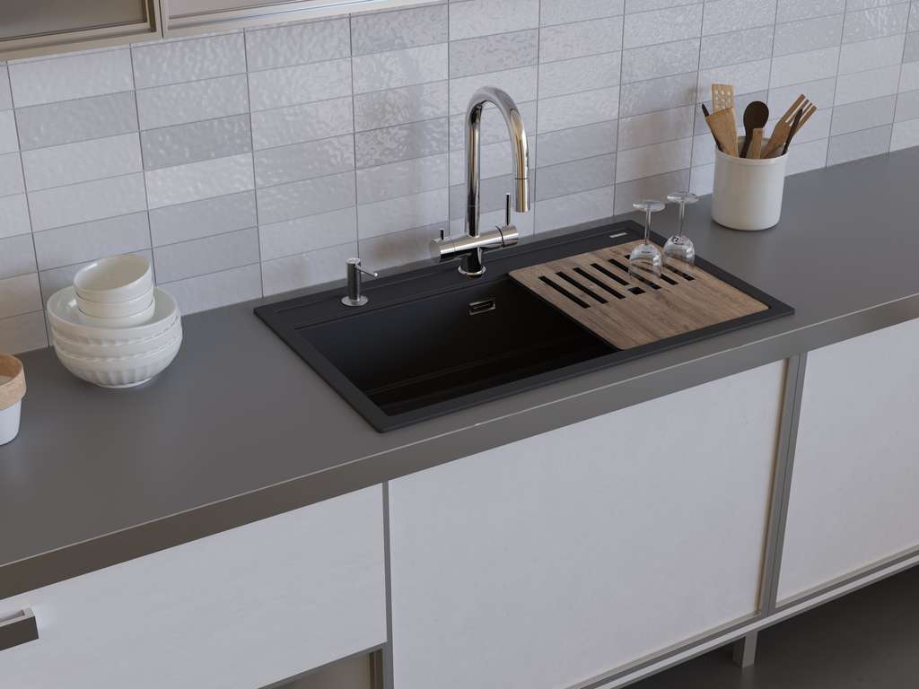 Кухонная мойка Kitagawa 86-LB GR OMOIKIRI 4993796 - Вид №1