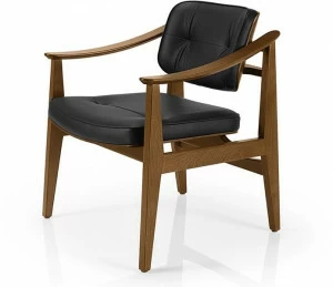 JMS Кожаное кресло с подлокотниками Shanna