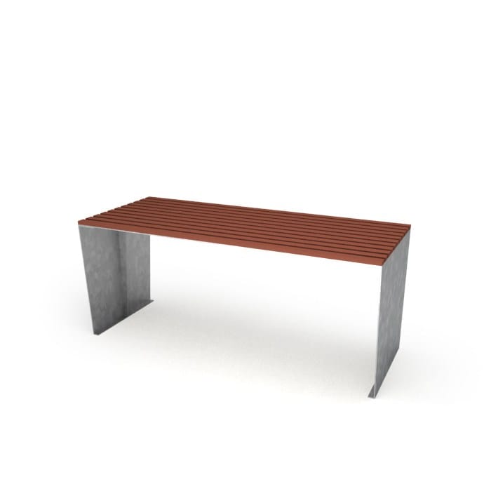 Прямоугольный стальной стол для общественных мест LAB23 Мэрилин ARCH-00045257 - Вид №12