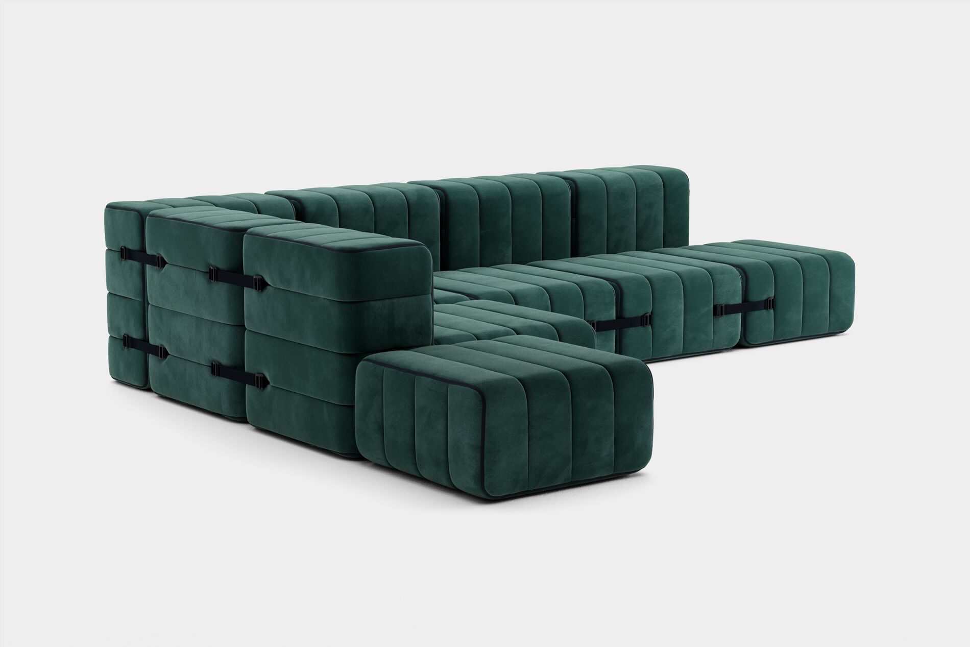 Модульный угловой диван из ткани AMBIVALENZ Curt ARCH-00083106 - Вид №5